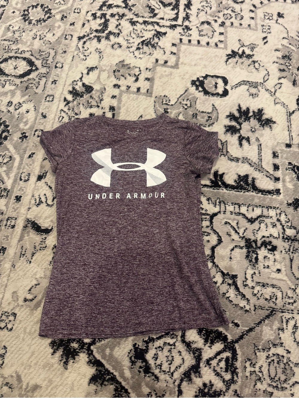 Under Armour Athletic Purple Heather Logo Tee